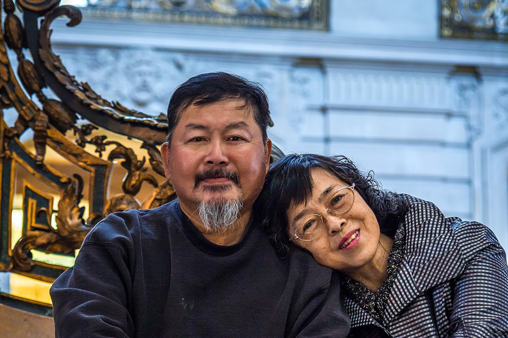 Raymond with his wife Cecilia